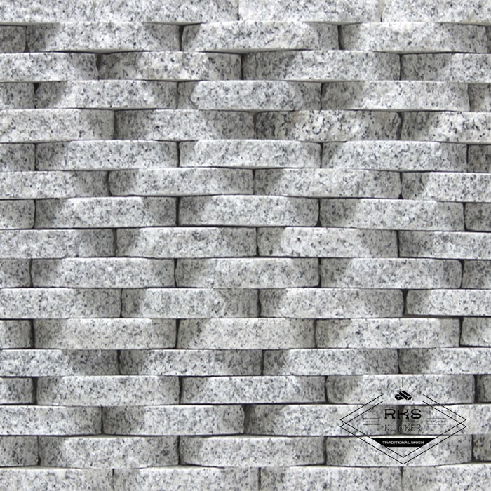 Фасадный камень Плетёнка — Гранит Белла Уайт в Белгороде